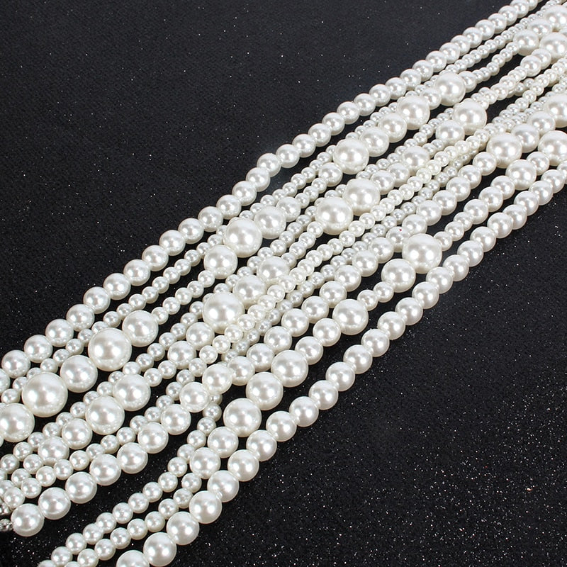 Simulated Pearl Long Tassel
