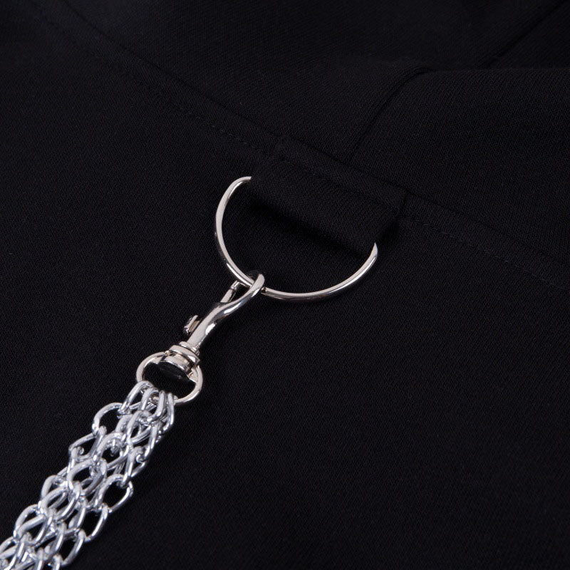 Retro Gothic Chain Crop Top