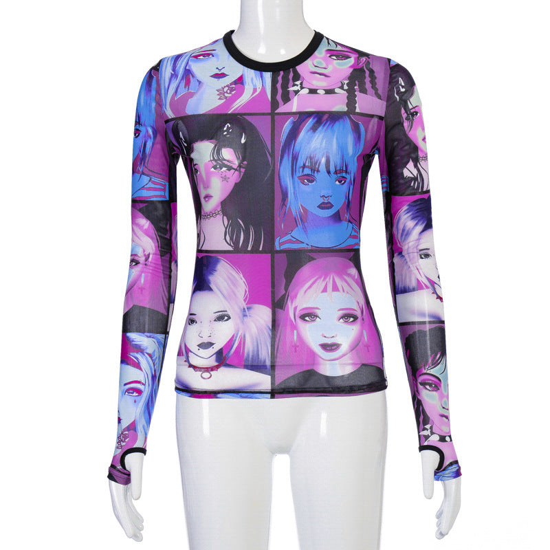 Gothic Harajuku Crop Tops