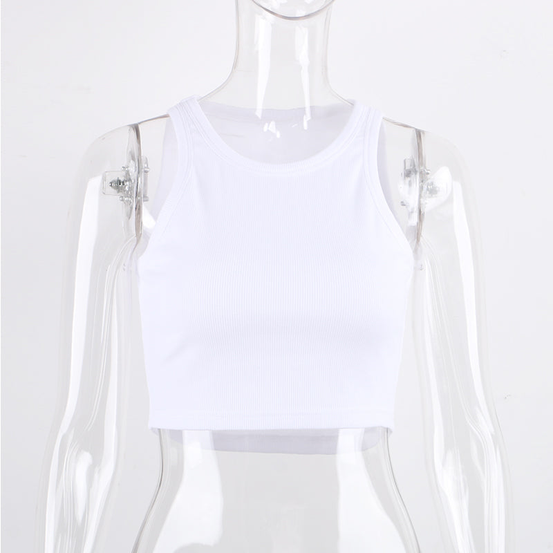 Off Shoulder Knitted Tank Top