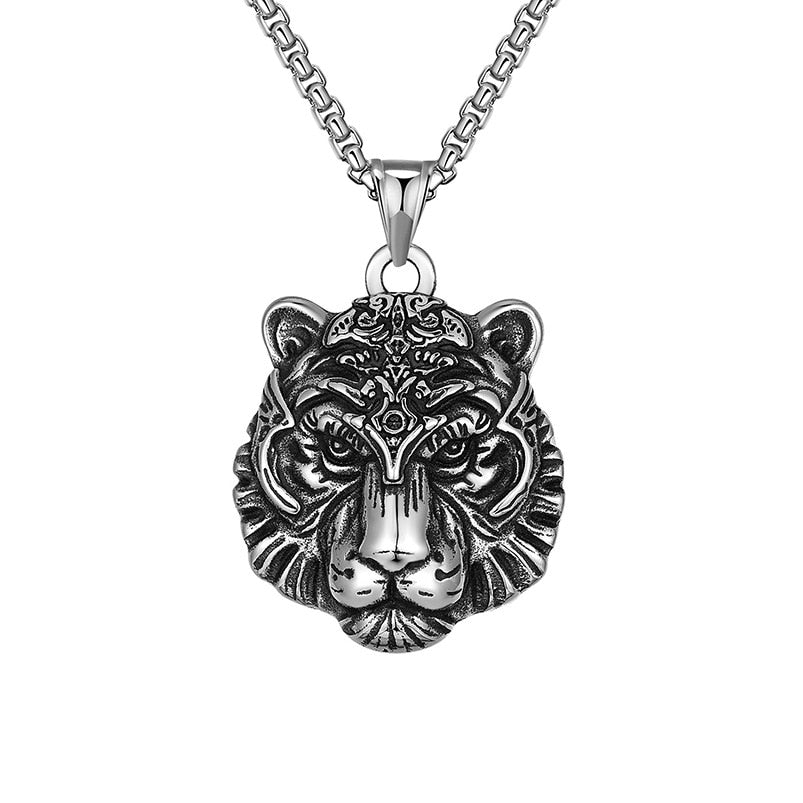 Gothic Eagle Pendant Necklace For Men