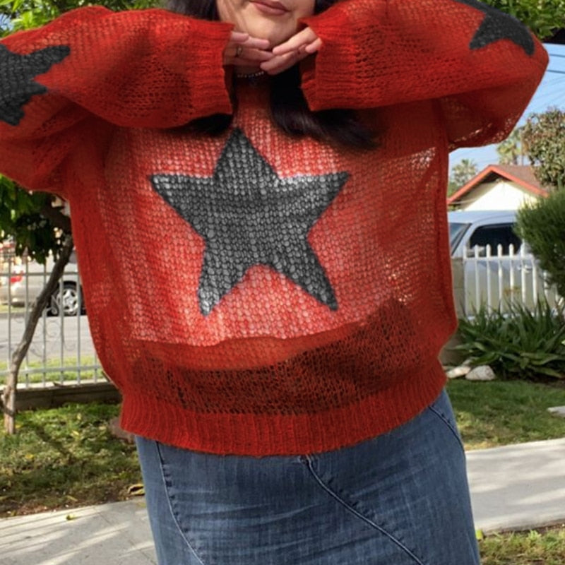 Gothic Hollow Out Knitted