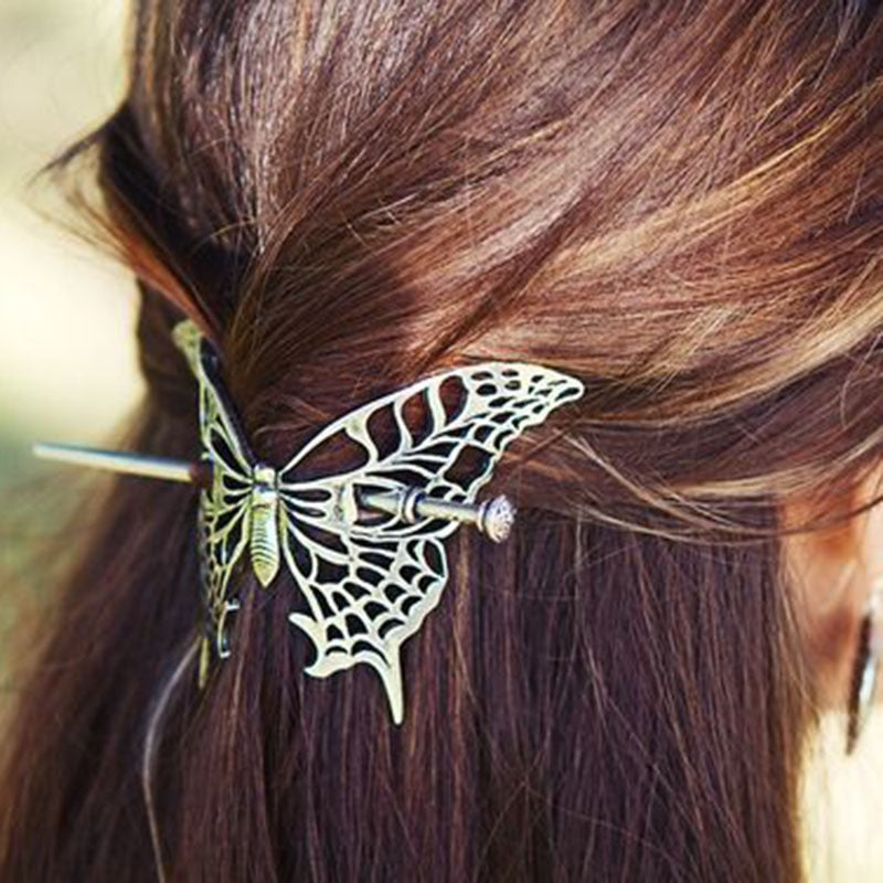 Gothic Oversized Hair Clips - Raven, Moth, Butterfly and Dragon