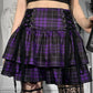 Gothic Checkered Skirt
