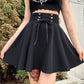 Gothic High Waisted School Skirt