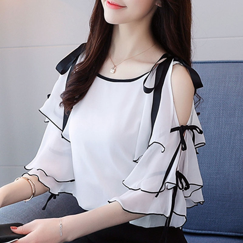 Korean Off-Shoulder Top