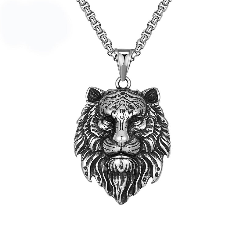 Gothic Eagle Pendant Necklace For Men