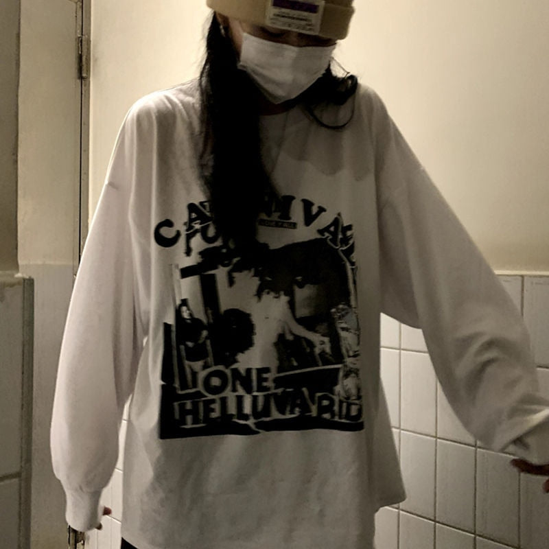 Gothic Harajuku Long Sleeve T-Shirt