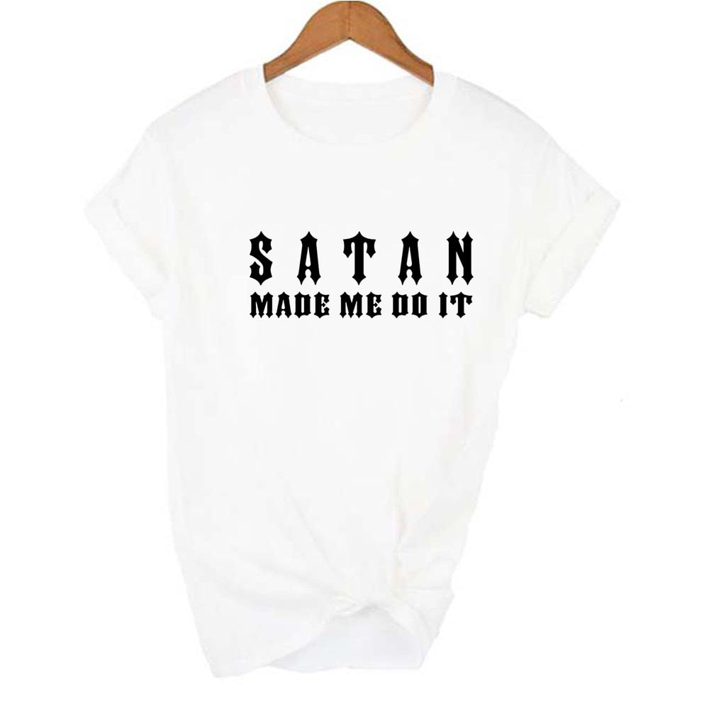 Gothic Short Sleeve Devil T-Shirt