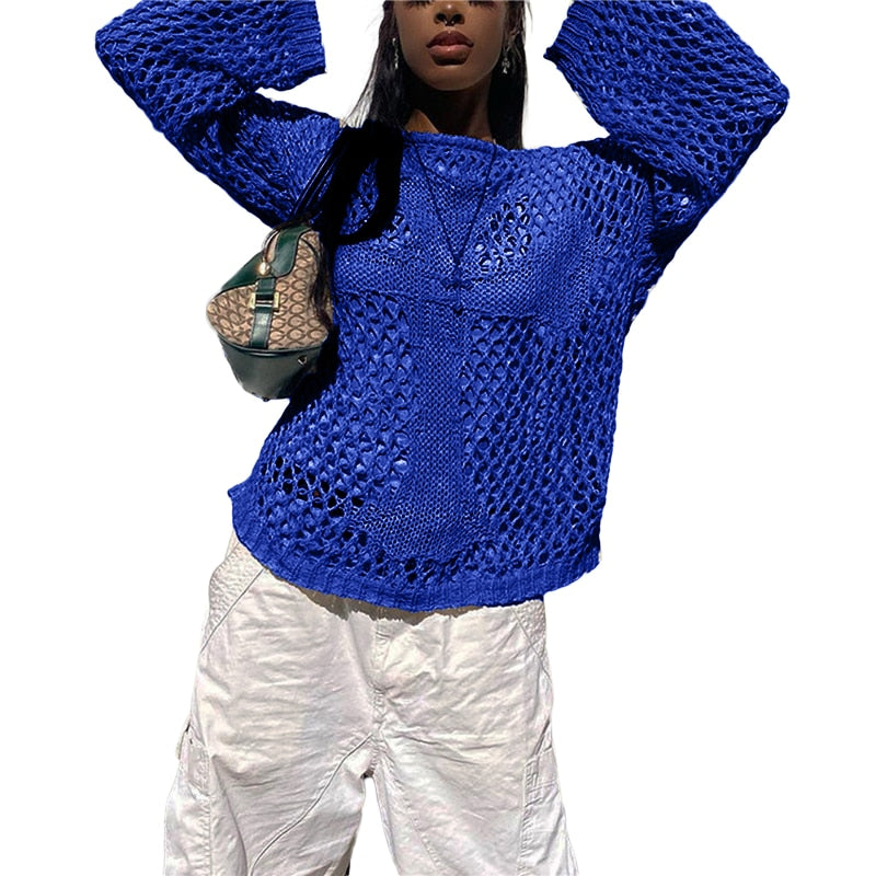 Gothic Hollow Out Knitted