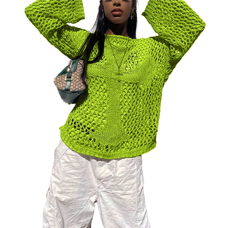 Gothic Hollow Out Knitted