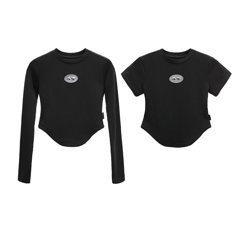 Grunge Irregular Crop Top