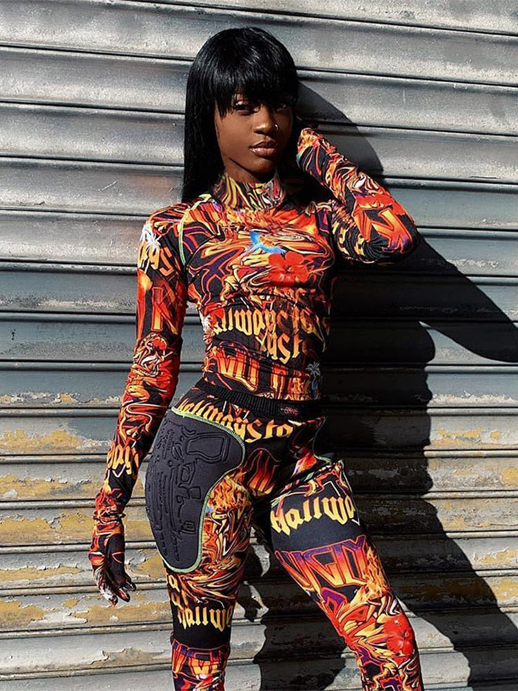 Gothic Harajuku Crop Tops
