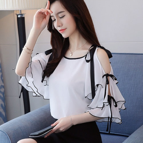 Korean Off-Shoulder Top