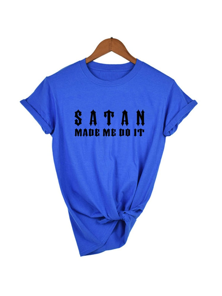 Gothic Short Sleeve Devil T-Shirt