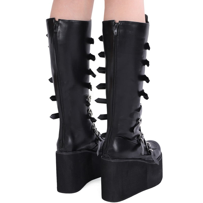 Gothic Brand Design High Heels boots