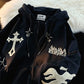 Gothic Retro Embroidery Jacket Hoodies
