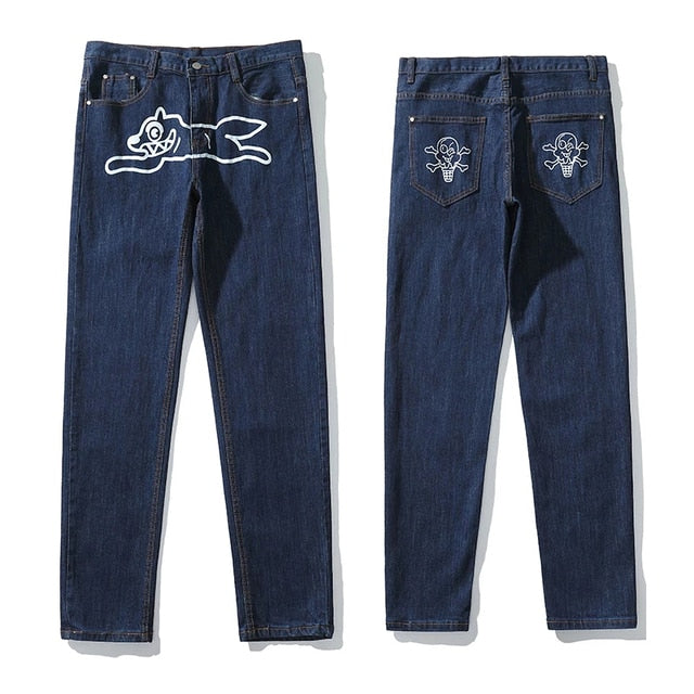 Retro-inspired baggy jeans perfect for street style enthusiasts.