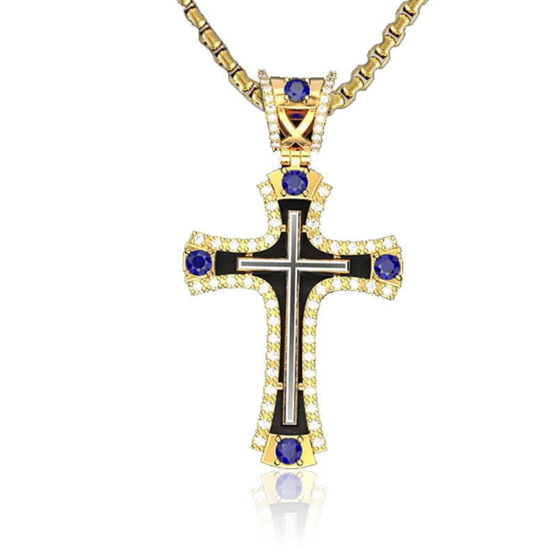 Vintage Crucifixion Crown of Thorns Jesus Necklace