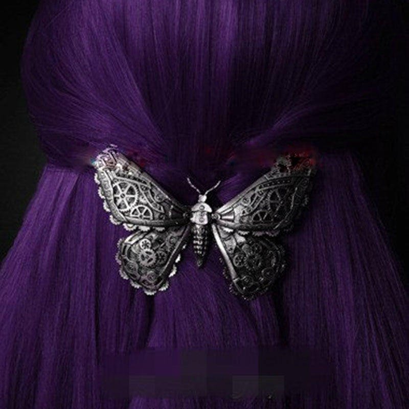 Gothic Oversized Hair Clips - Raven, Moth, Butterfly and Dragon