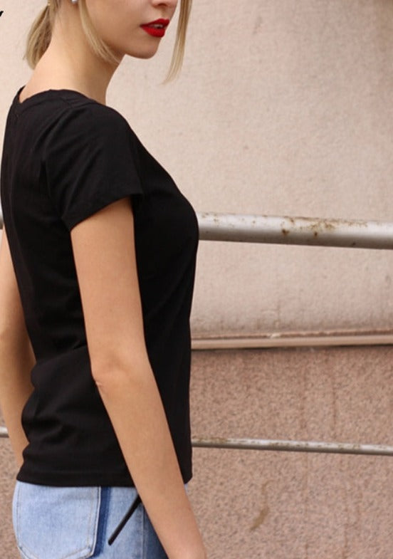 Grunge Irregular Crop Top