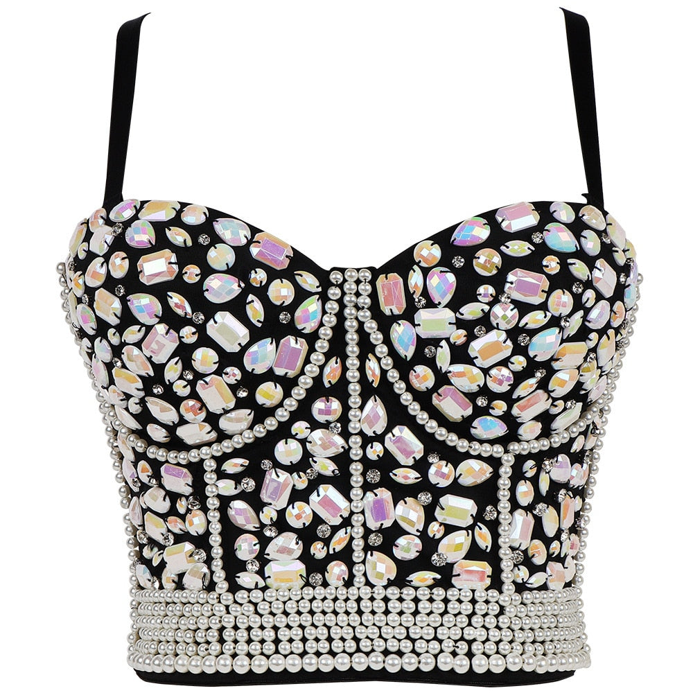 Gothic High Waist Crop Top Corset