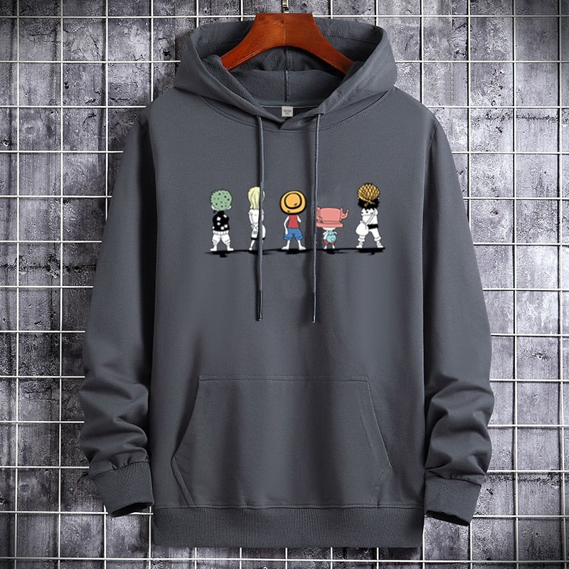 Fashionable Men's Hoodie featuring your favorite Anime Characters"