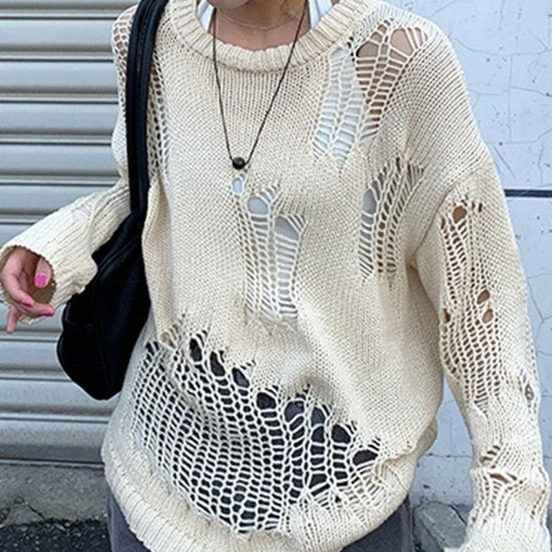 Gothic Hollow Out Knitted