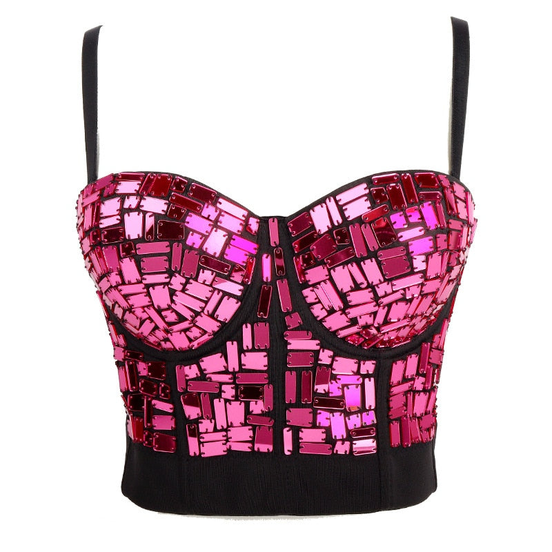 Gothic High Waist Crop Top Corset
