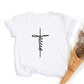 Faith Tshirt Cross Jesus Tee Top