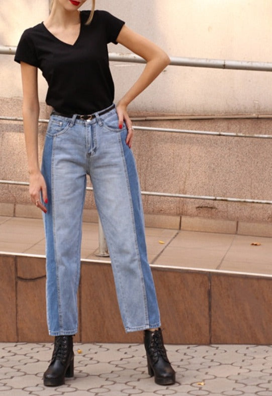 Grunge Irregular Crop Top