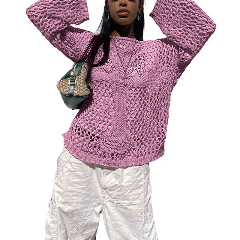 Gothic Hollow Out Knitted