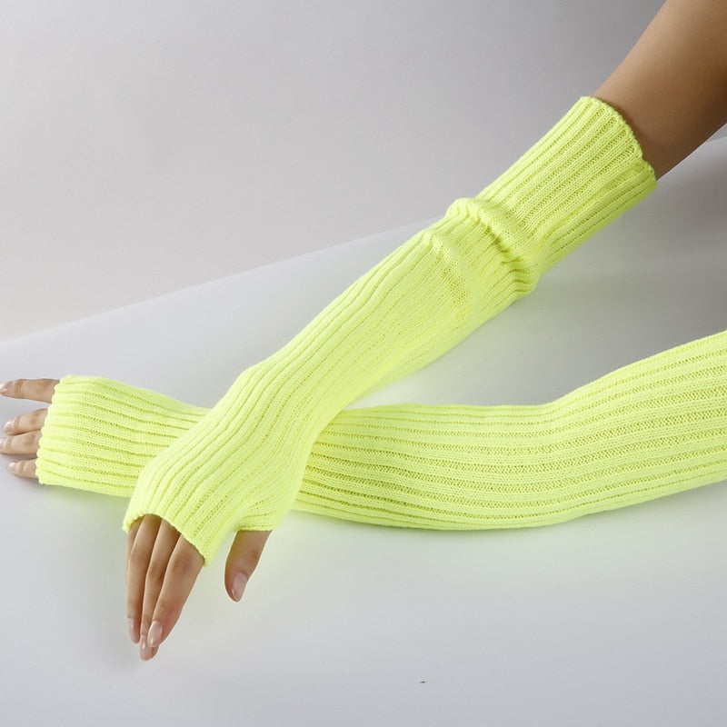 Punk Knitted Arm Warmer