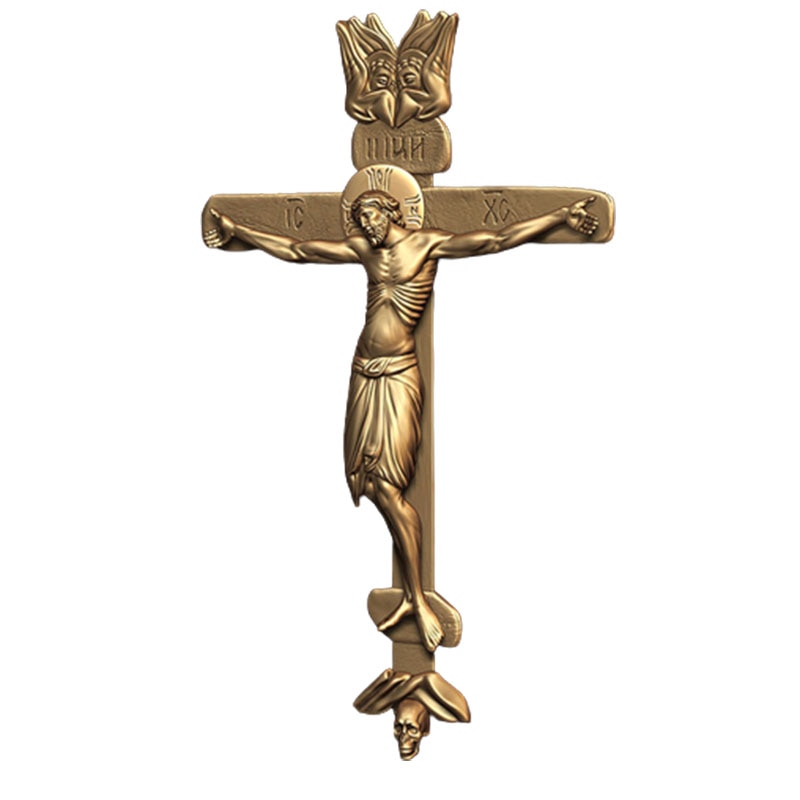 Vintage Crucifixion Crown of Thorns Jesus Necklace