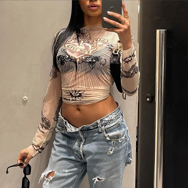 Gothic Harajuku Crop Tops