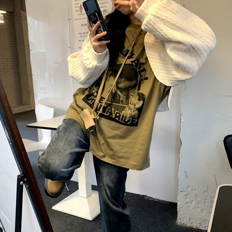Gothic Harajuku Long Sleeve T-Shirt