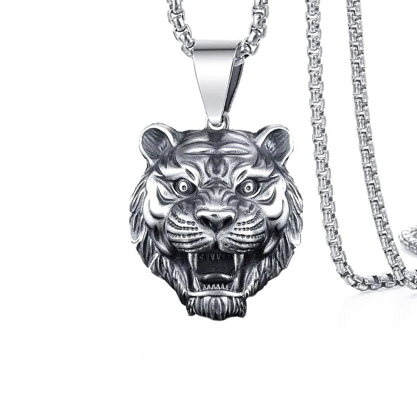 Gothic Eagle Pendant Necklace For Men