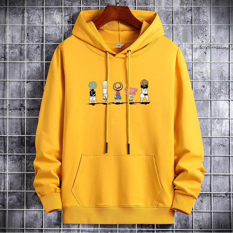 Durable and Trendy Anime Hoodie for Men"
