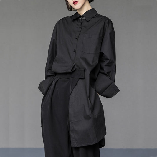 Gothic Y2K Loose Oversize Casual Shirt