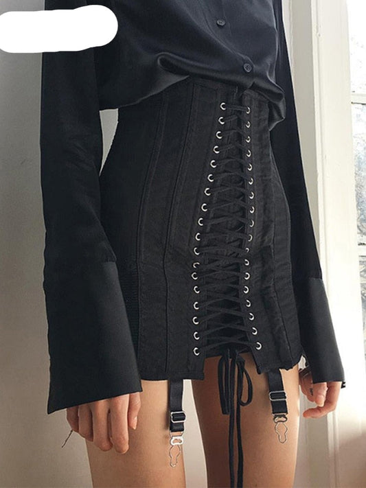 Gothic Y2K Vintage Mini Skirt