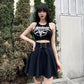 Gothic High Waisted School Skirt