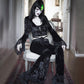Gothic Patchwork Lace Flare Pants