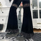Gothic High Waist Flared Pants
