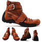 Men's Gothic Military Boots - Winter Cowboy Snow Punk Style