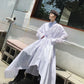 white Streetwear Kimono Robe - Men's Vintage Gothic Style
