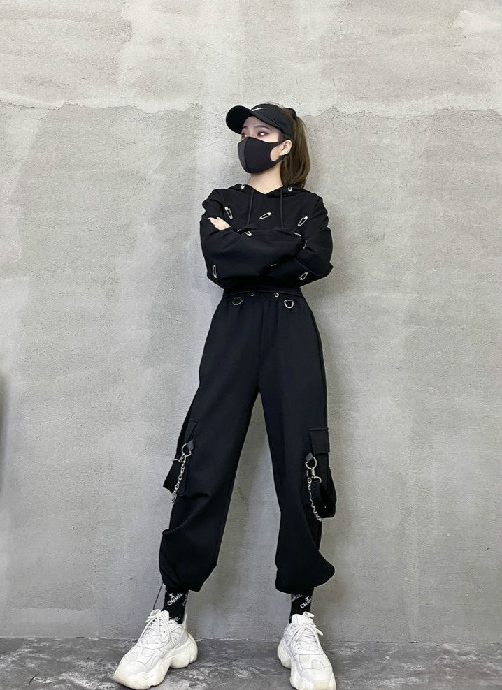 Punk Oversized Cargo Pants