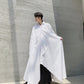 Irregular Rope Shirt Dress - Japanese Streetwear Gothic Fashion