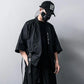Japanese Harajuku Techwear Short-Sleeved Taoist Robes for Men