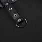 Gothic Eyelet Strap Trouser