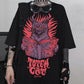 Goth Cat Y2K T-Shirt